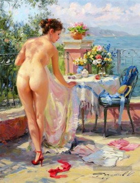  Jolie Tableaux - Une jolie femme KR 031 Impressionniste nue